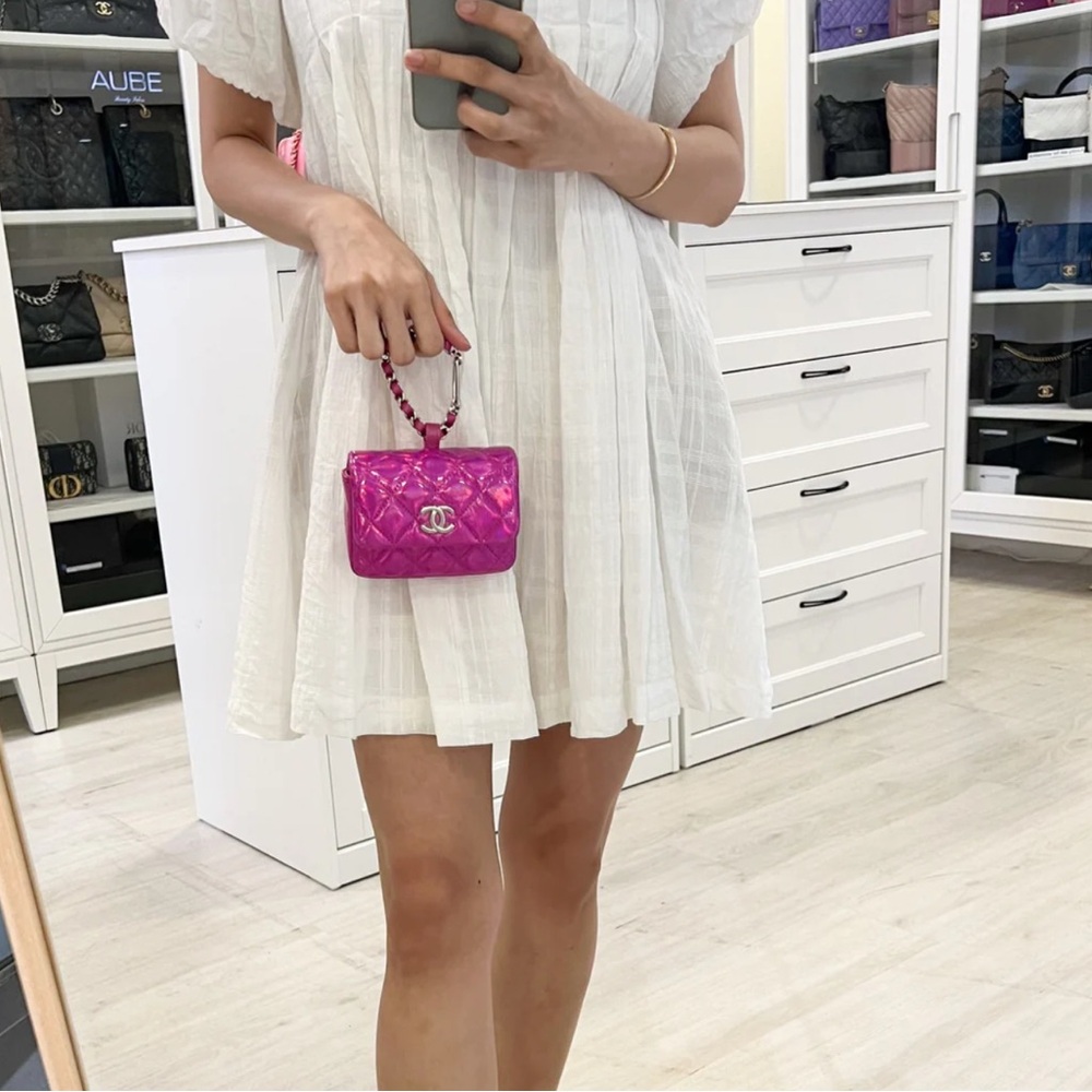 Chanel Pink Quilted Mini Bag